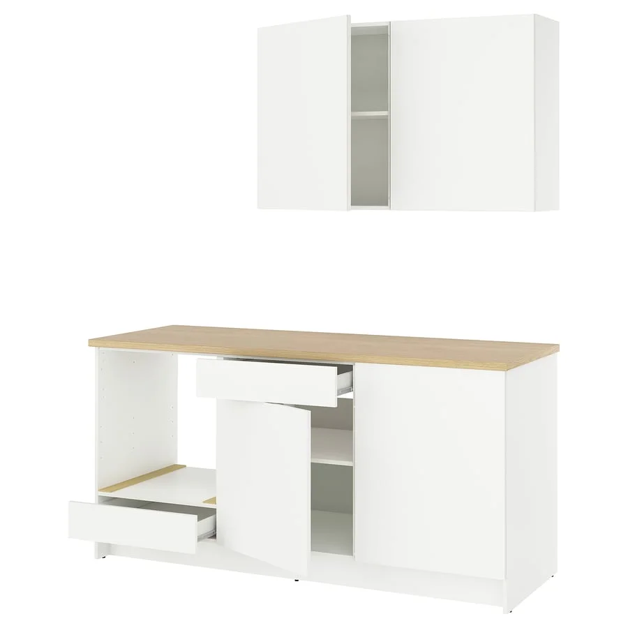 Oscar Avenue Kitchen layout 180 × 61 × 220 cm — white