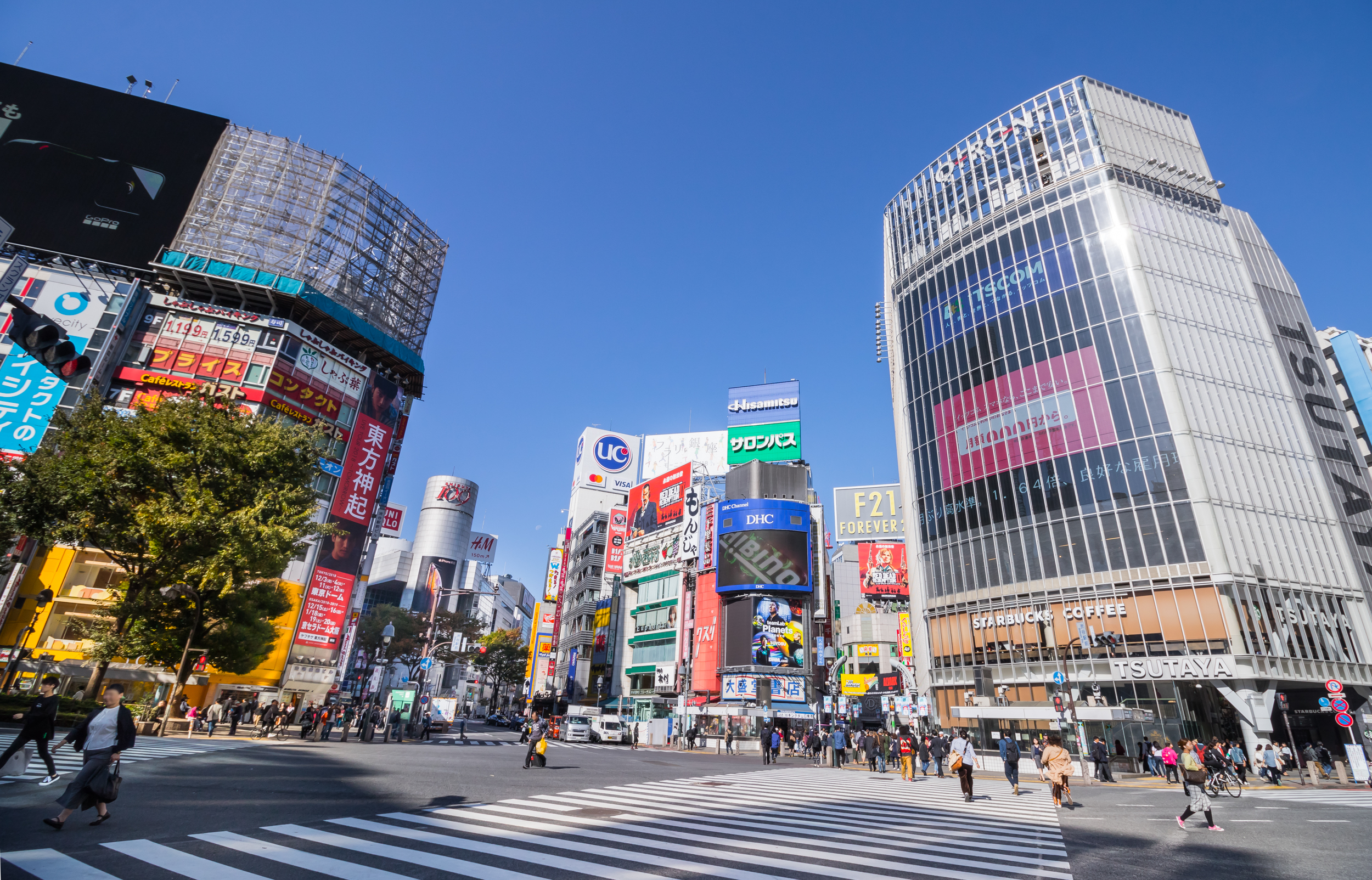 渋谷スクランブル交差点
