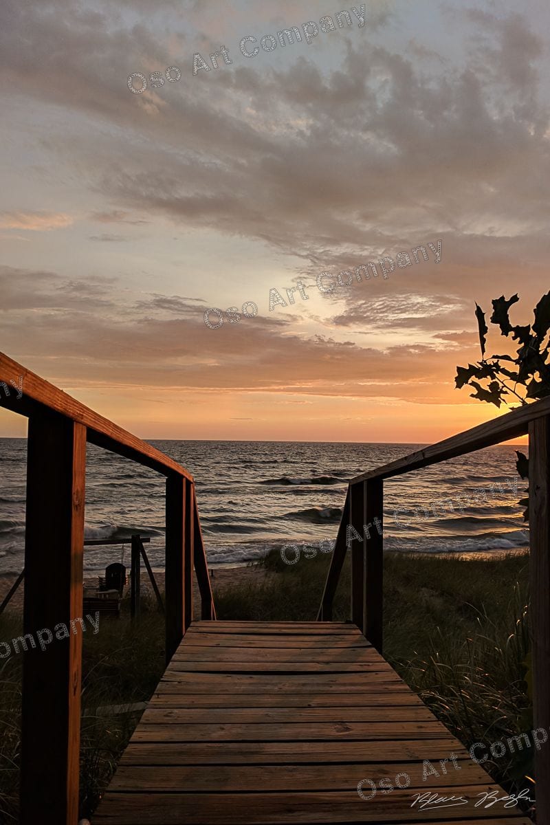 Lake MI Stairs
