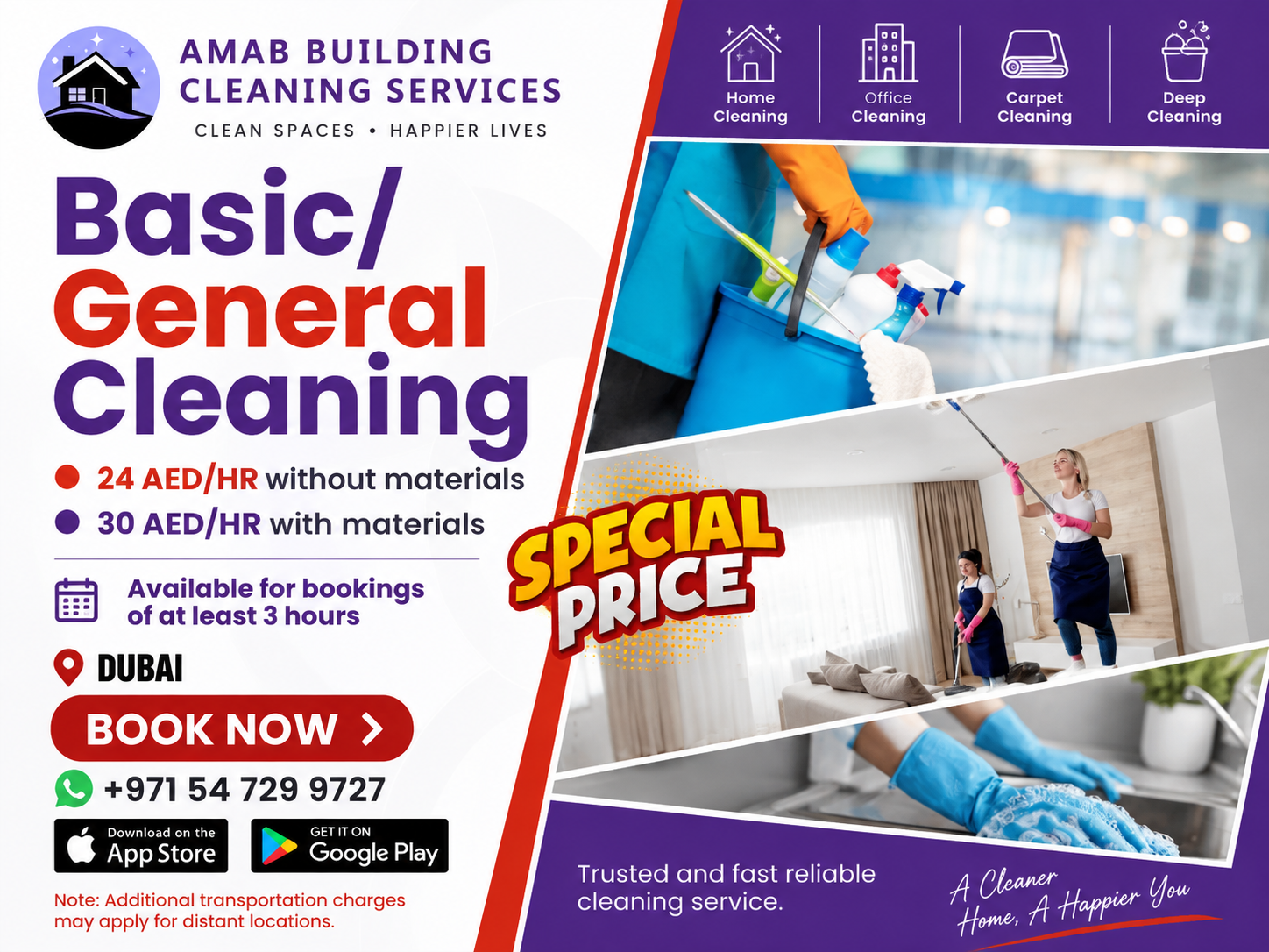 10% Off AMAB Home Cleaning Services