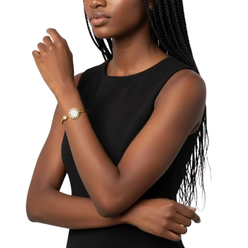 bracelet demi-ouvert a diamant style romain