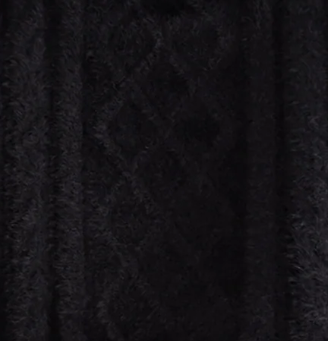Kith Women Maddox Mohair Cropped Long Sleeve - Black
