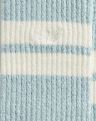 UrlfreezeShops Stripe Crew Socks With Script Embroidery - Breath