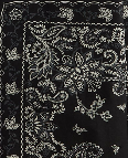 UrlfreezeShops 101 Vintage Floral Bandana Long Sleeve Thompson Shirt - Black