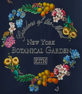Kith for New York Botanical Garden Printed Silk Scarf - Nocturnal