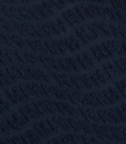Kith Wavy Monogram Towel Terry Thompson Shirt - Nocturnal