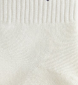 UrlfreezeShops Paisley Embroidery Mid Length Crew Socks - White
