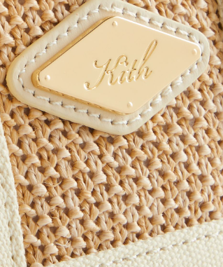 Kith Women Noemi Crochet Raffia Tote - Sandcastle