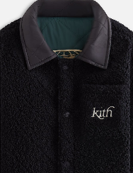 Kith Kids Reversible Ora Shacket - Black