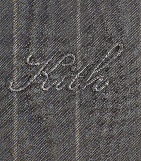 Kith Double Weave Selfridge Zip Up Hoodie - Carbon