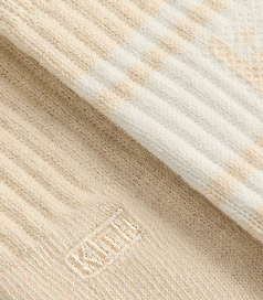 Kith Serif Jacquard Striped Crew Socks - Whirl