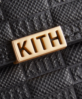 Kith Women Monogram Double Card Holder - Black