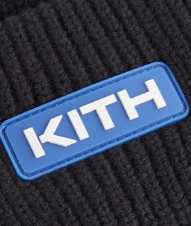 Kith Women Mia Beanie With Rubber Patch - Black