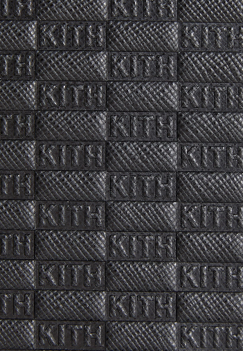 Kith Monogram Leather Stagg Crossbody - Black