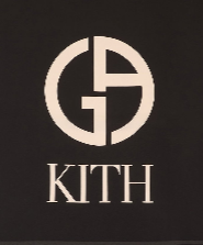 Kith & Giorgio Armani Logo Bandana - Black