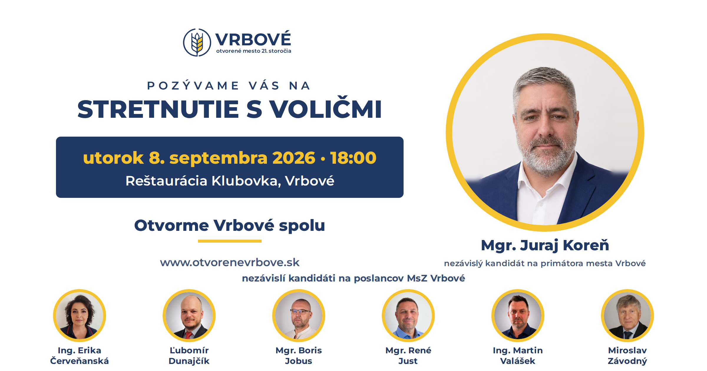 Pozvánka na stretnutie s voličmi