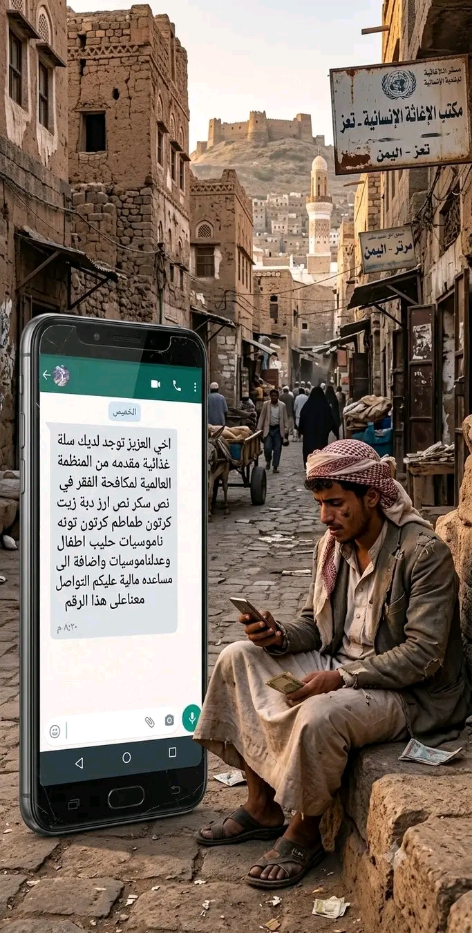 سلة غذائية و600 دولار.. رسالة مجهولة تقود مواطنًا إلى تحويل أموال