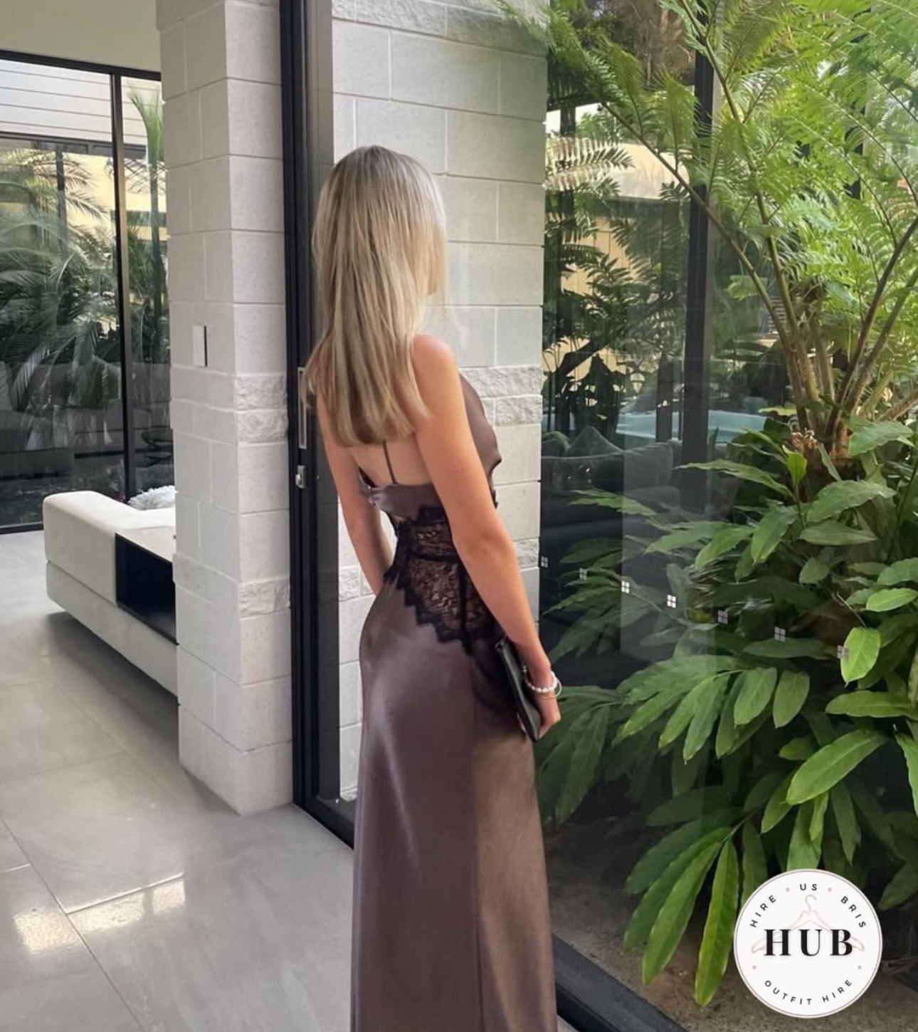 Bec and bridge Camille dress in pewter grey 2