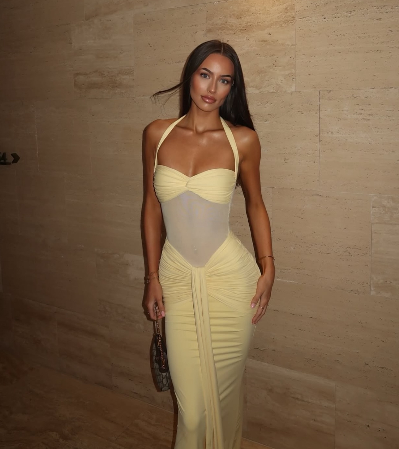 Babyboo Vixen Dress in lemon