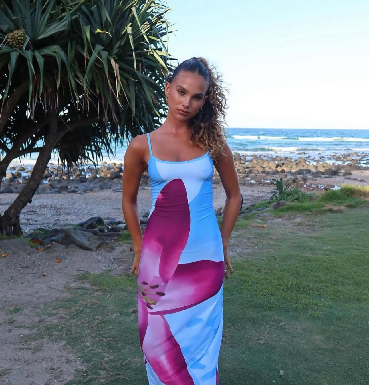 With Harper Lu Sky Lily Maxi