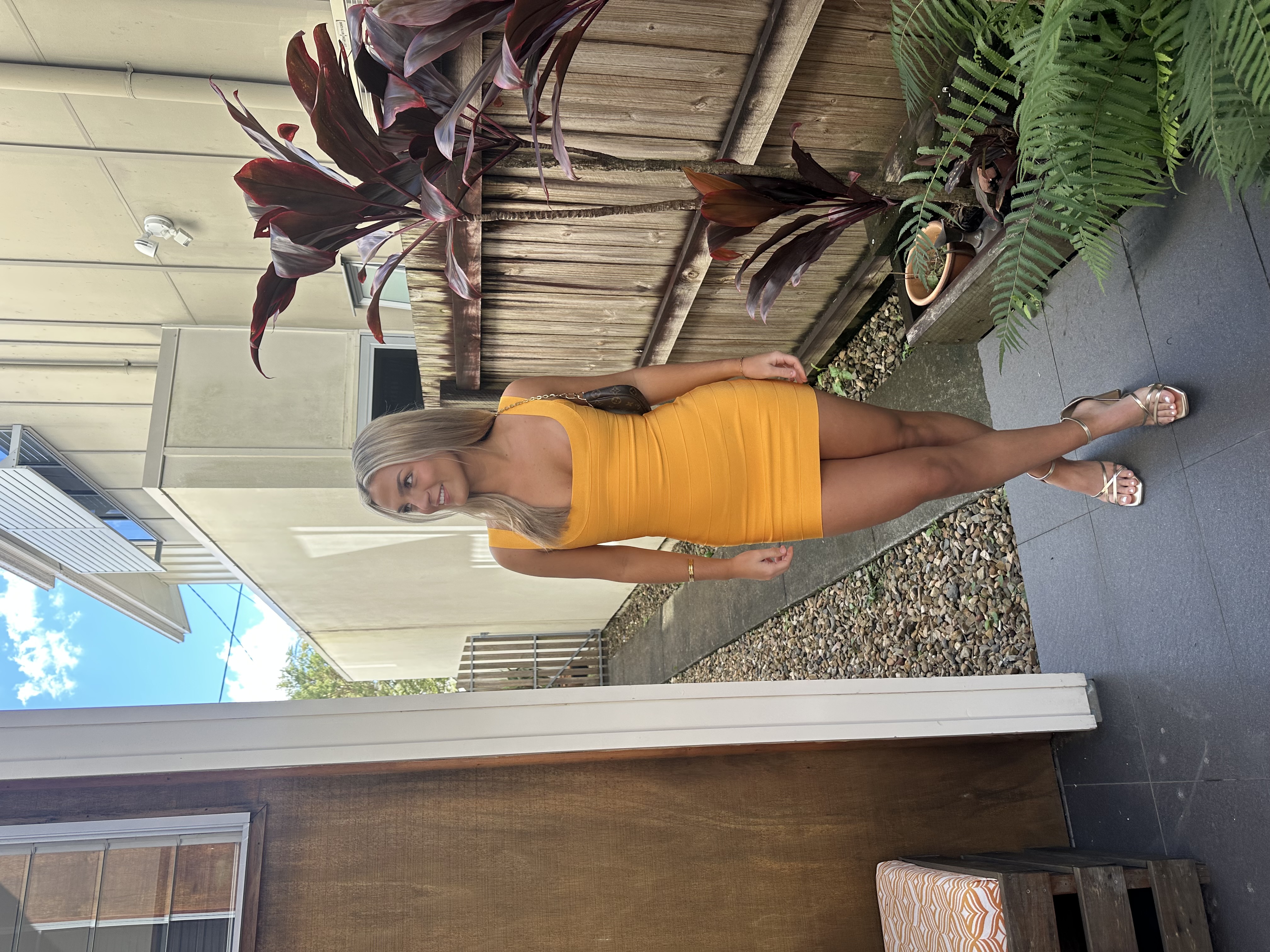 House of CB OG Bandage Dress in Orange🧡