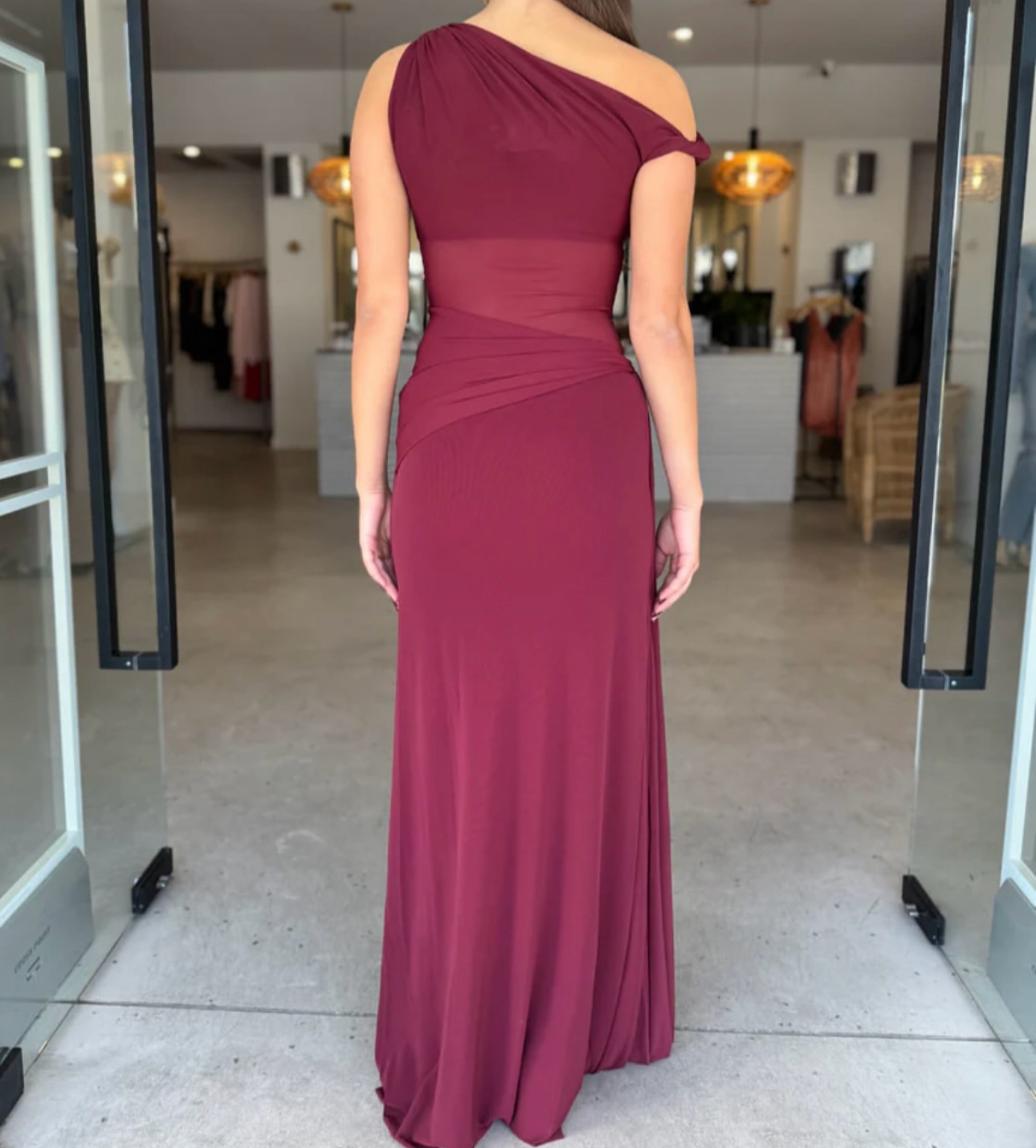 Misha Sisal Mesh Dress 2