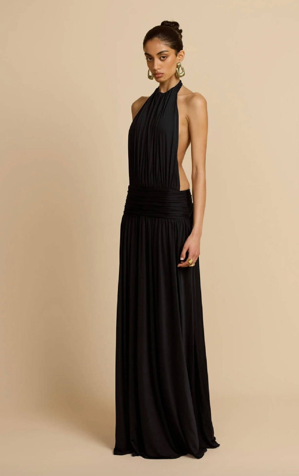 Santina Maxi dress black size XS