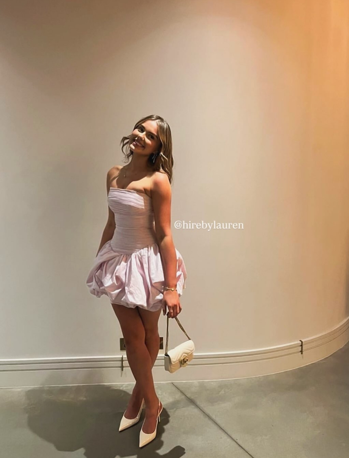 Aje Bubble Hem Mini in Pink 🫶 3
