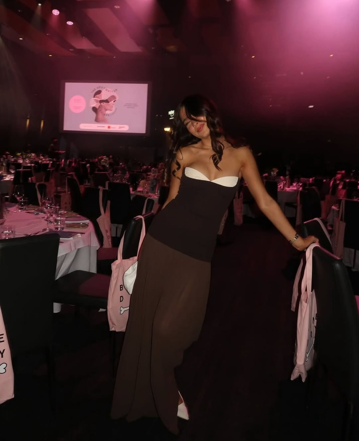 SHE IS OLLA | Nicolette Gown in Espresso 4