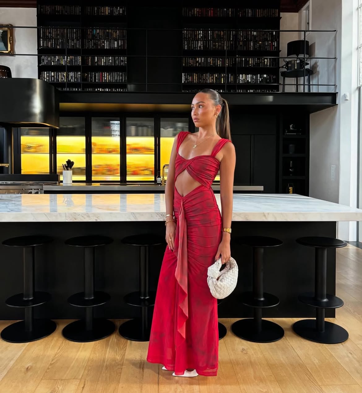 Imogen dress in cherry red 🍒