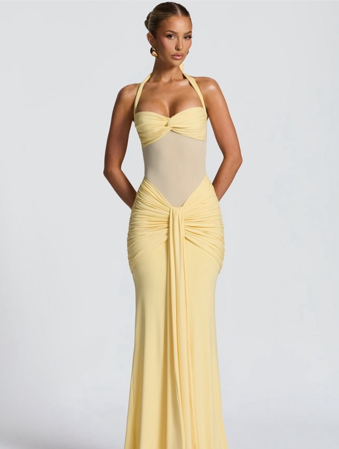 Vixen Maxi Dress - Lemon