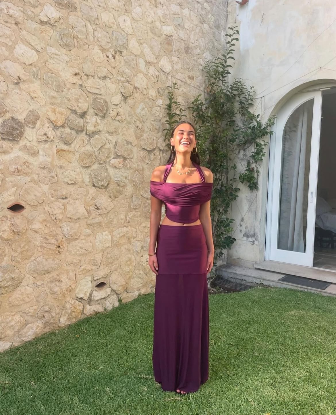 The Vivienne Set in Plum