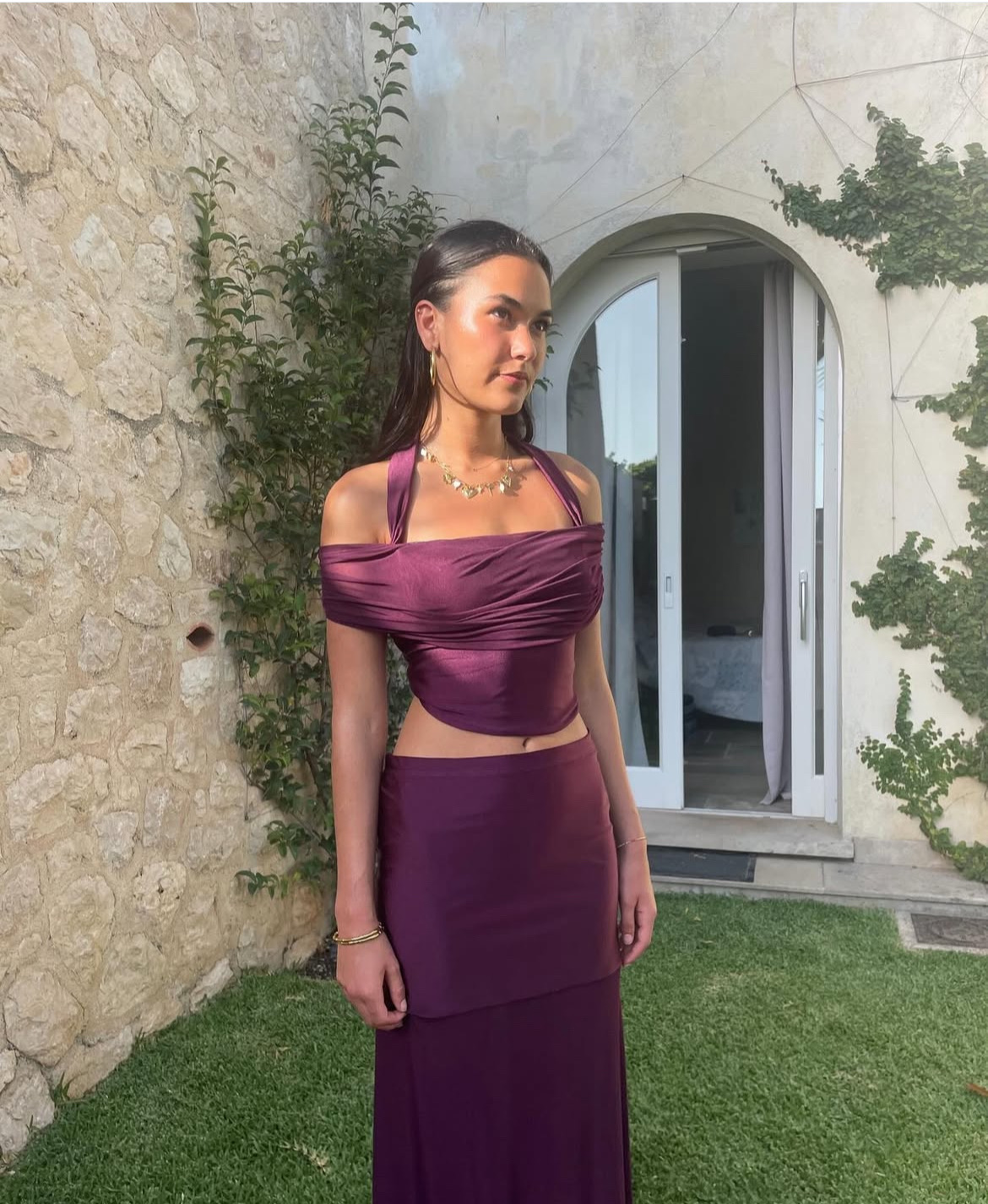 The Vivienne Set in Plum 2