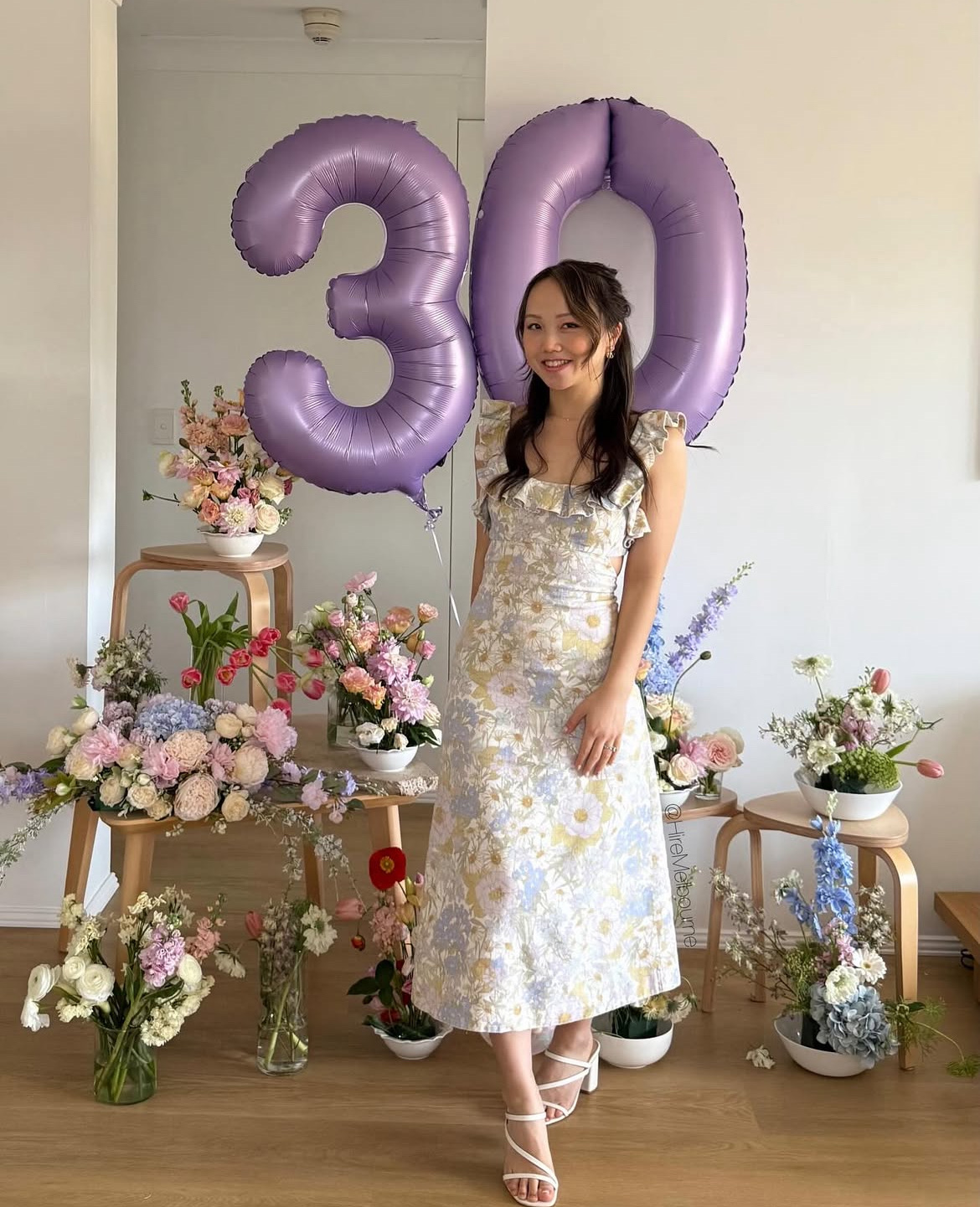 Super Eight Frilled Midi Dress