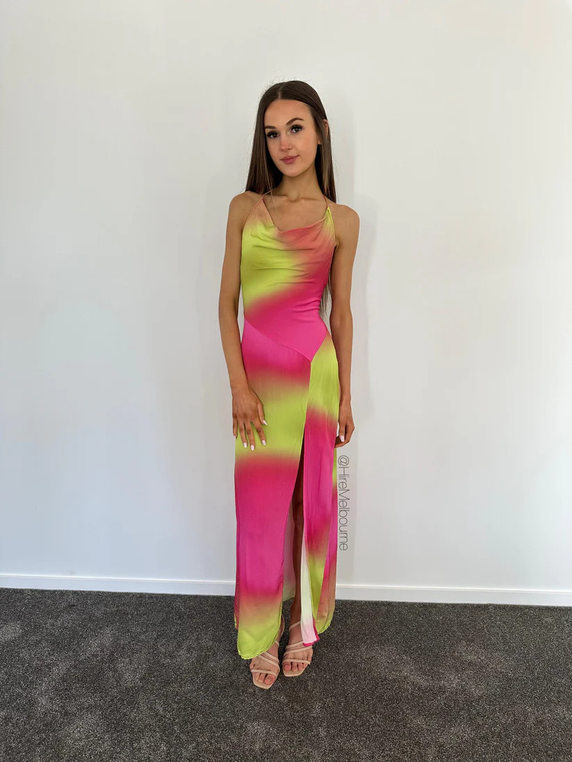 Makena Maxi Dress in Liquify 2