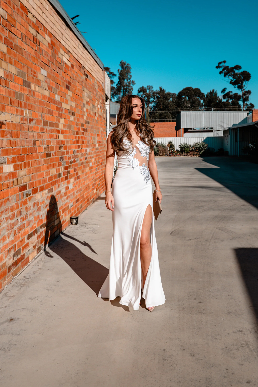 JOVANI 90723 White Embellished Dress 4