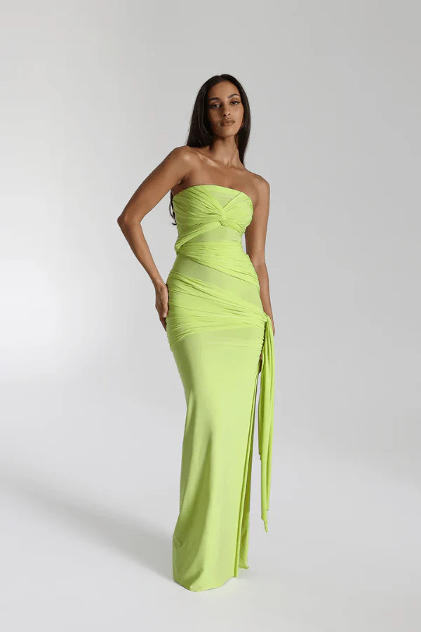 Miranda Gown in Lime 2