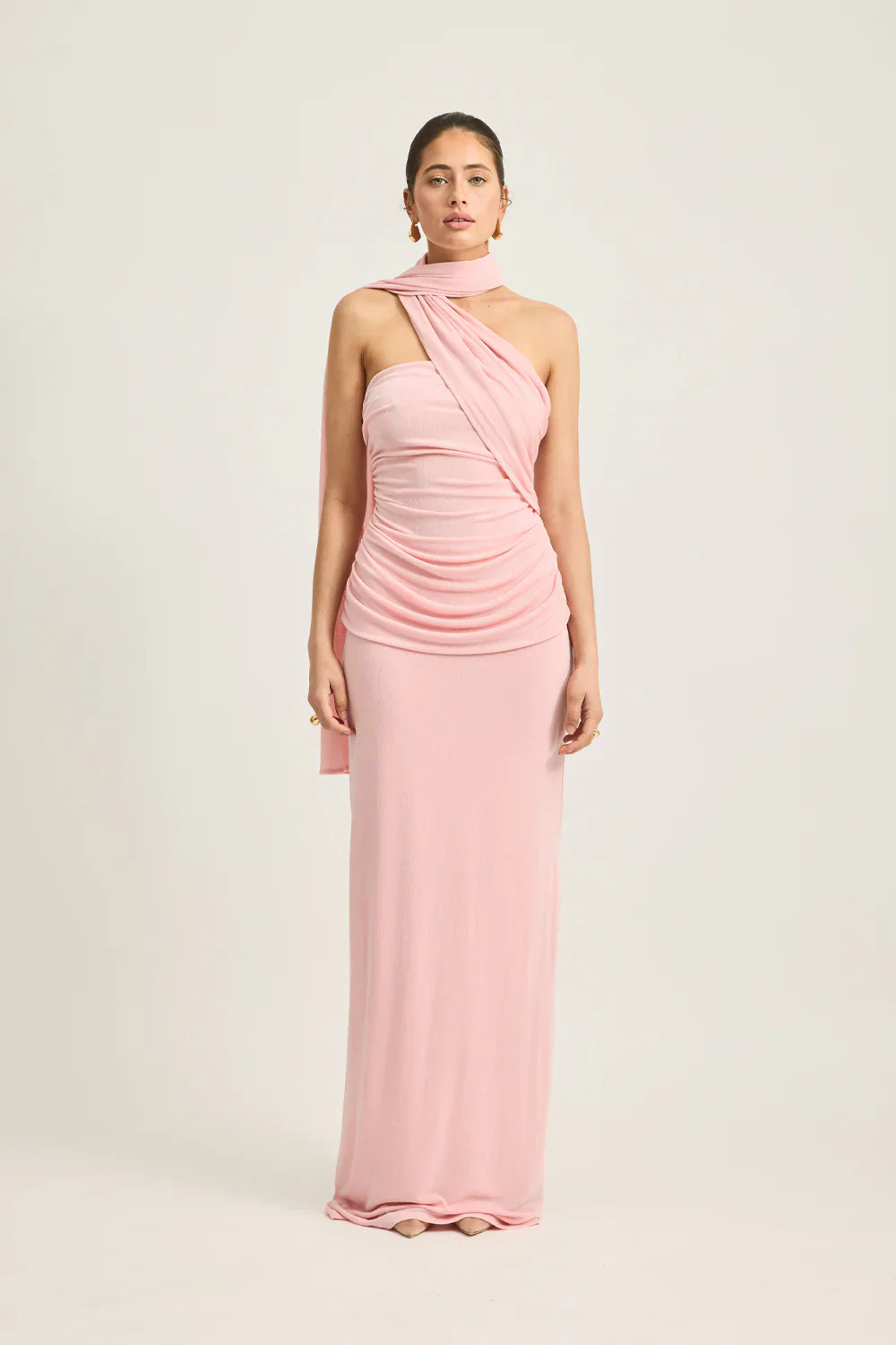 The Iesha dress in blush 4