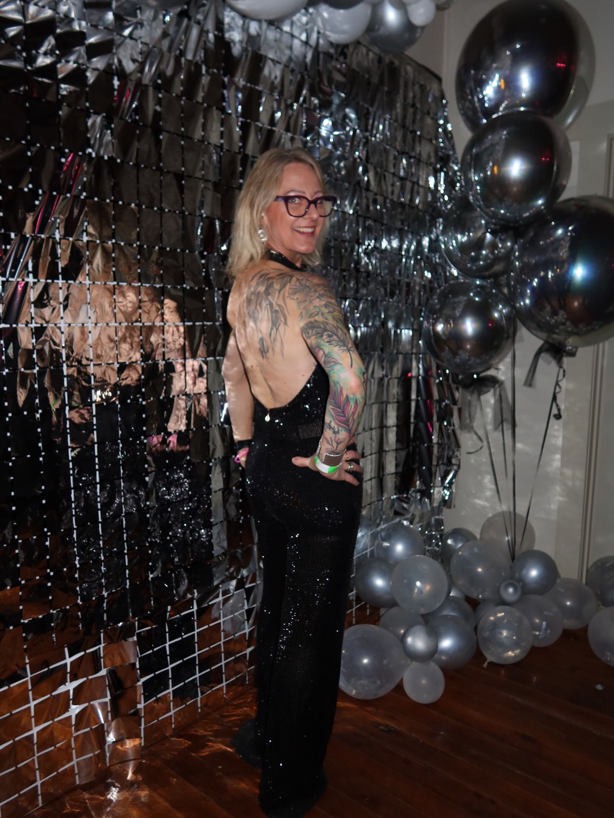 Fantasy Jumpsuit Black Sequin 2