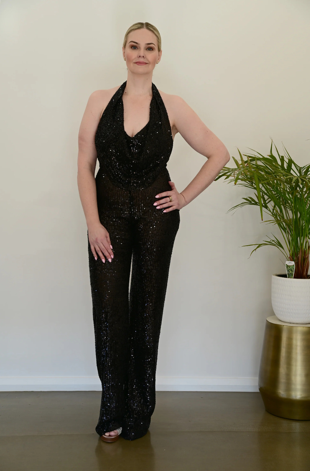 Fantasy Jumpsuit Black Sequin 5