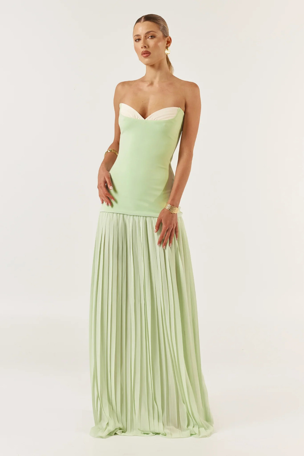Nicolette Dress Mint 2