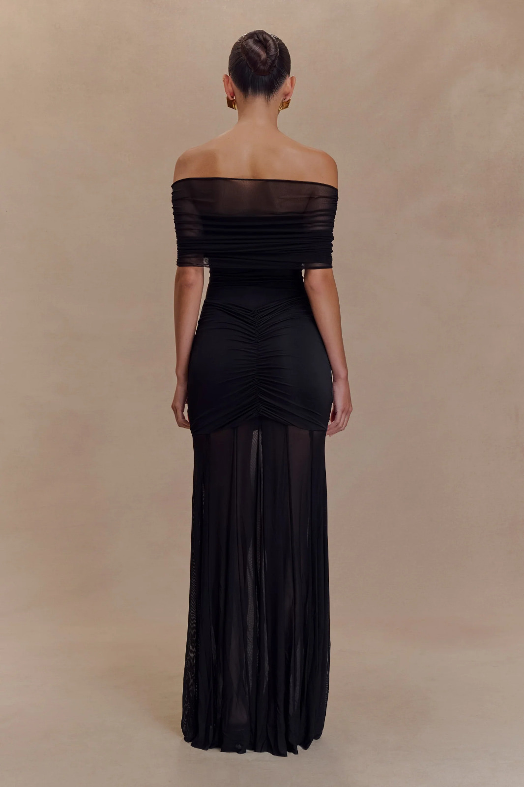 Caspian Maxi Dress Black 2