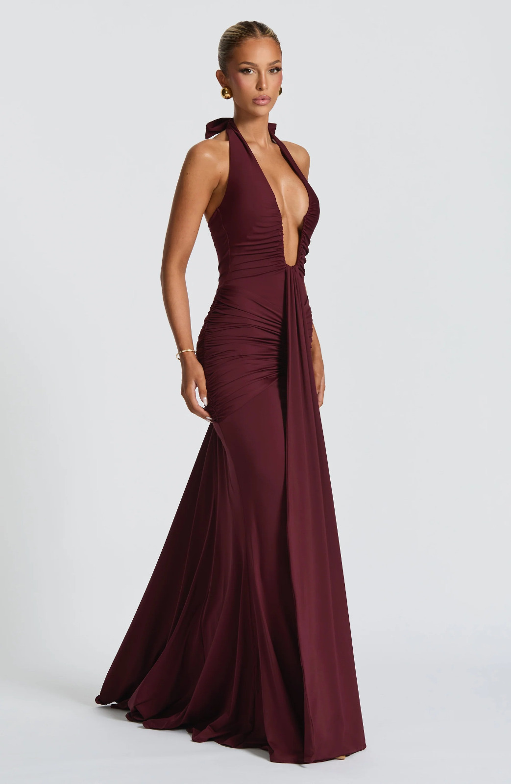 Rosetta Maxi Dress Cherry Lacquer 2