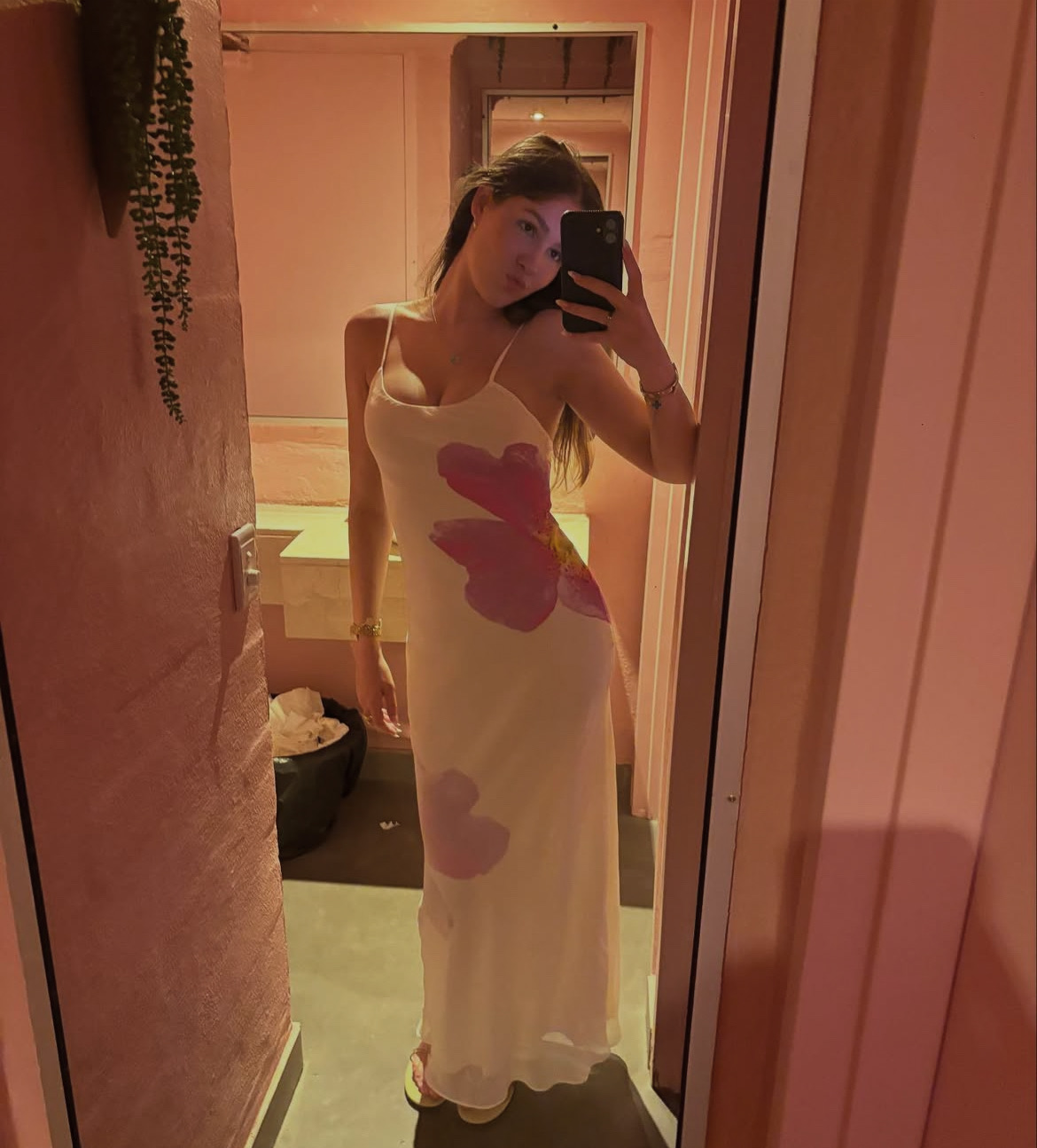 Silk slip dress