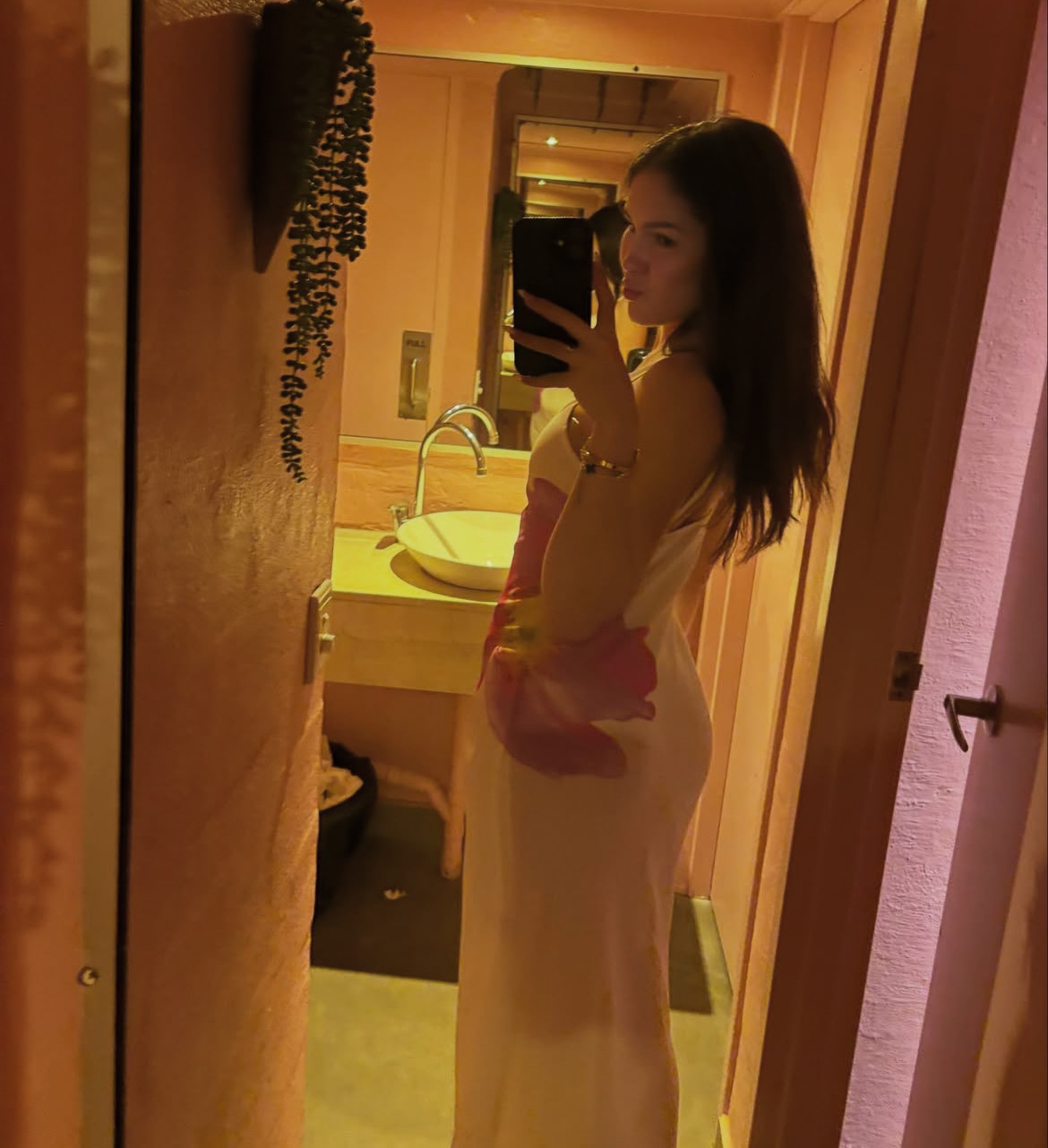 Silk slip dress 3