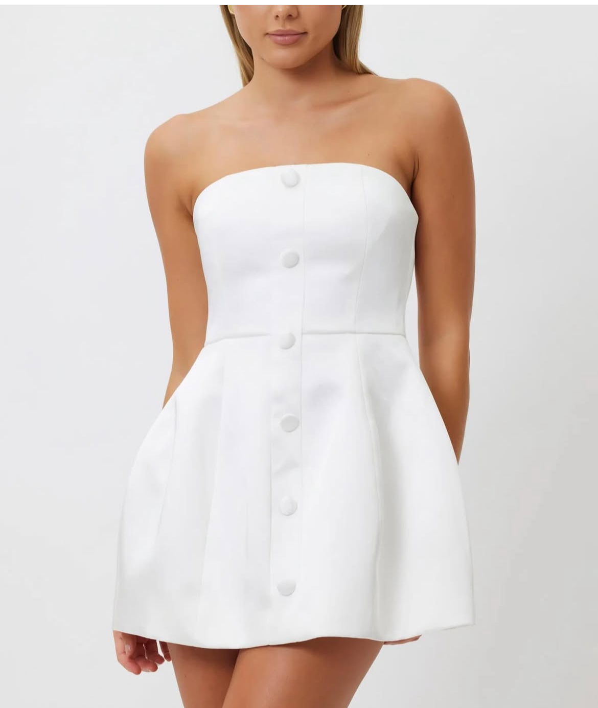 Bianca & Bridgett 🎀 Elysse Mini Dress in White