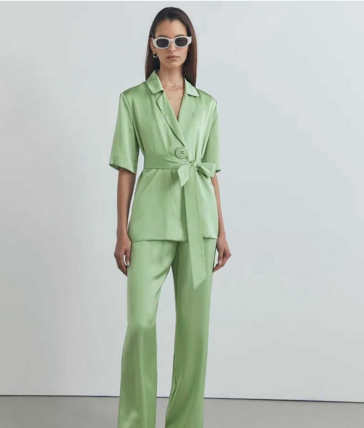 Viktoria & Woods Chorus Shirt + Pilot Pants in Tarragon Green