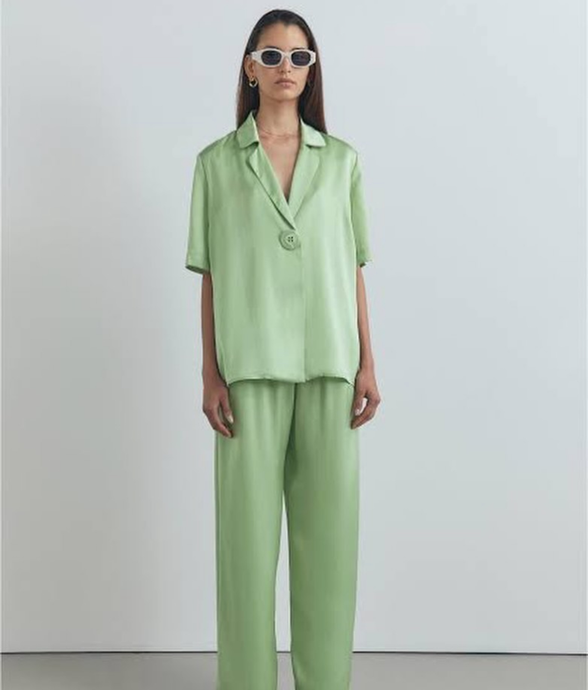 Viktoria & Woods Chorus Shirt + Pilot Pants in Tarragon Green 2