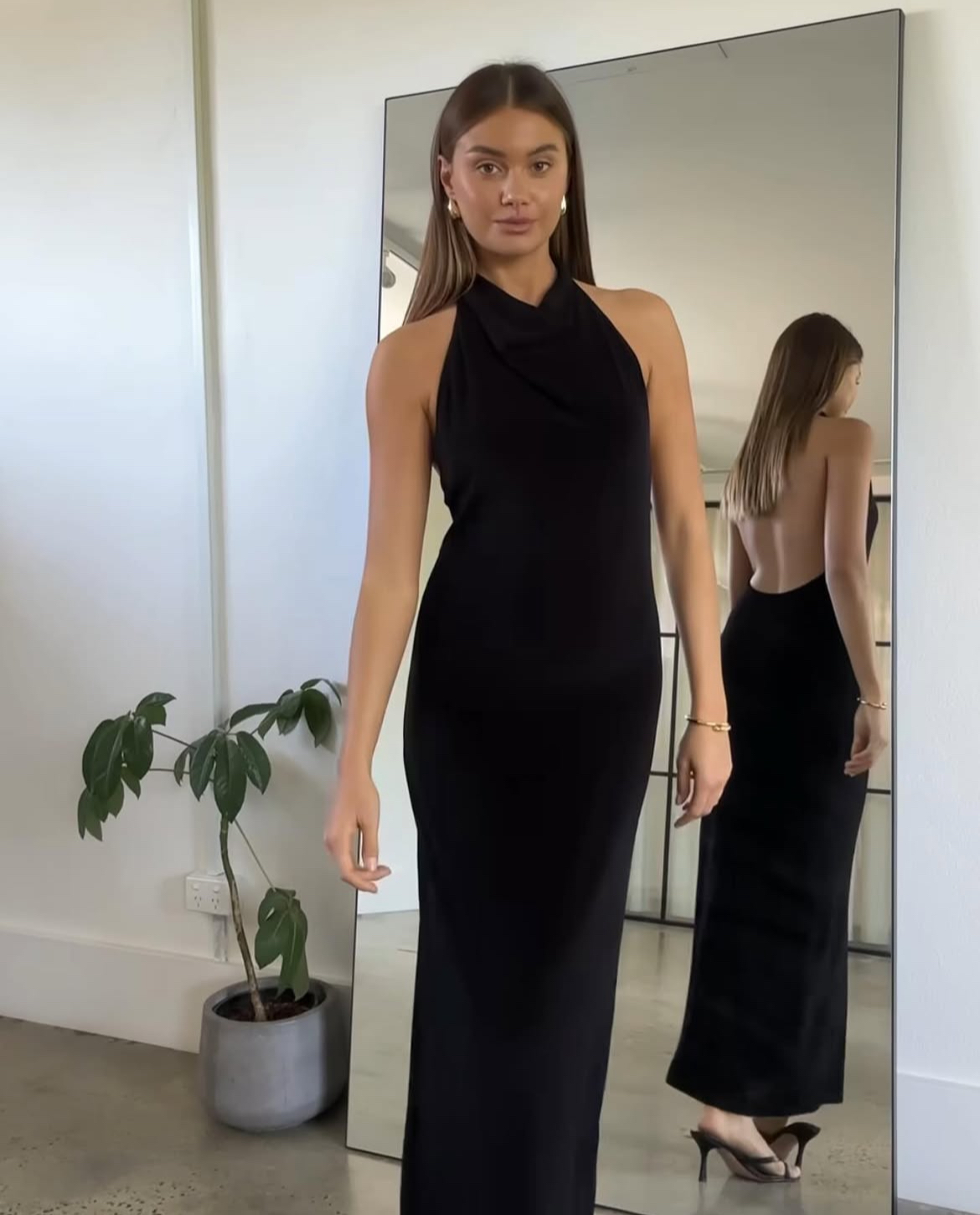 KOOKAÏ 🖤 Erica Halter Dress in Black