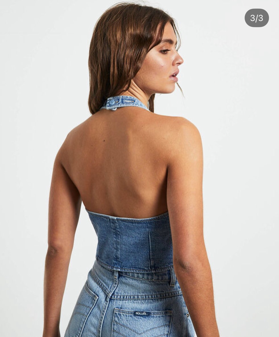 Double denim obsessed at the moment ❤️‍🔥ROLLAS 3